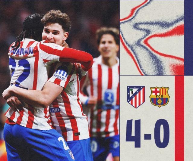 麻将胡了试玩-【国王杯】马竞4比0巴萨！格子破门小蜘蛛传射